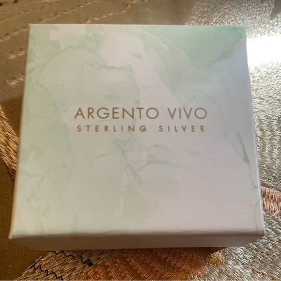 NIB: Argento Vivo Sterling Silver Moon & Star Necklace - Picture 5 of 5